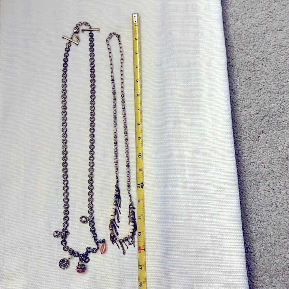 Silpada K & R Brass and Glass Necklace